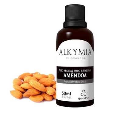 Imagem de Óleo Vegetal de Amêndoa Puro & Natural Grandha 50 ml