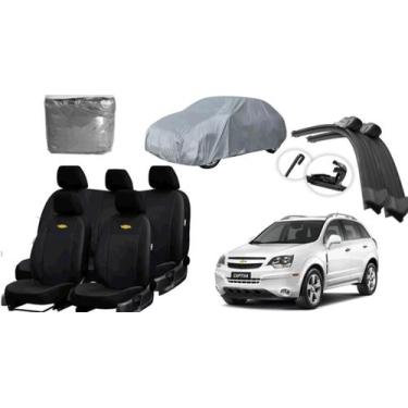 Imagem de Kit Completo de Capa de Couro e Limpador para Capitiva 2008-2012 - aer