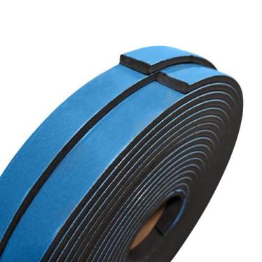 Imagem de Fita Adesiva Esponjosa Colante Vedação 20 X 10mm - 20 Metros Borrachas