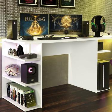 Imagem de Mesa Para Computador Gamer - Branco