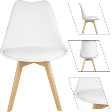 Imagem de Cadeira Eames Leda Luxo Casa Escritório - EVOLUX , Branco