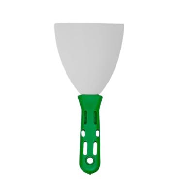 Imagem de Espátula Inox Premium Nauber 10cm Para Argamassa Massa Corrida Gesso Acabamentos Pintores Com Cabo Emborrachado Original
