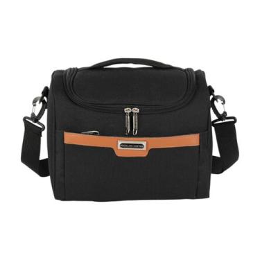 Imagem de Frasqueira De Viagem Tecido Média Polo King, Preto