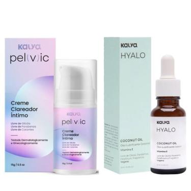 Imagem de Creme Clareador Íntimo Virilha Coxa Óleo de Coco Puro Hyalo - Kalya