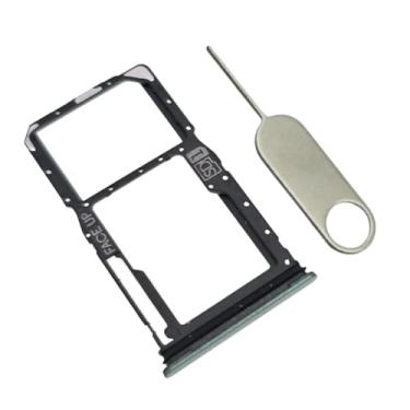 Imagem de PHONSUN Suporte para cartão SIM único SD de substituição para Motorola Moto G Power 5G 2025 XT2515 (folha verde)