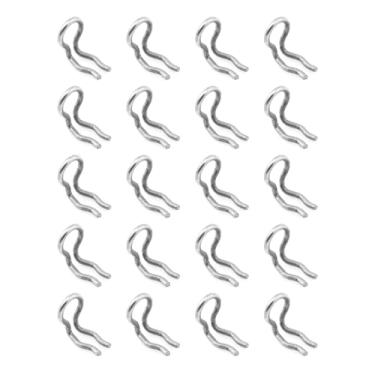 Imagem de ZYAMY 20 peças de reposição para pastilhas de freio de bicicleta, peças de reposição de aço inoxidável, pinos de pastilha de freio prata 6,5 x 5 mm, usados para manter os pinos no lugar.