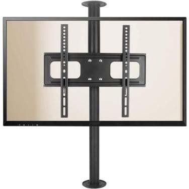 Imagem de CUTPOIY Suporte de parede para TV moldura giratória de 360 graus, suporte giratório de parede divisória de piso, serve para tela de 32 a 75 polegadas para TVs de 26 a 70 polegadas (110-135 cm)