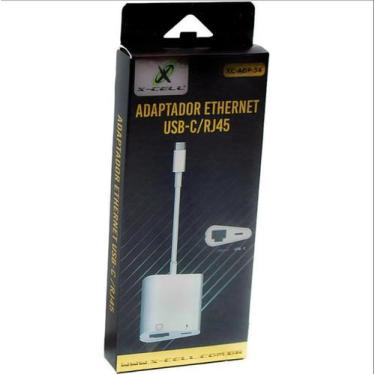 Imagem de Adaptador ETHERNET USB-C RJ45 FLEX Branco