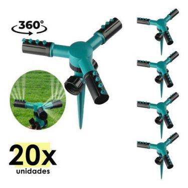Imagem de 20 Pcs Aspersor Irrigador Para Grama Jardim 360 Graus Auto - Kadê