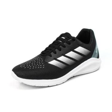 Imagem de Tênis Masculino Leve Esportivo Sapato Confortável  - MRSHOES, Preto, 3