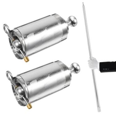 Imagem de Healifty 2 peças de varinha mágica de metal com aparência de bengala retrátil dobrável para acessórios de truques de mágica profissionais