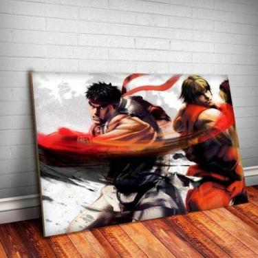 Imagem de Quadro decorativo Street Fighter 5 - Caverna Quadros