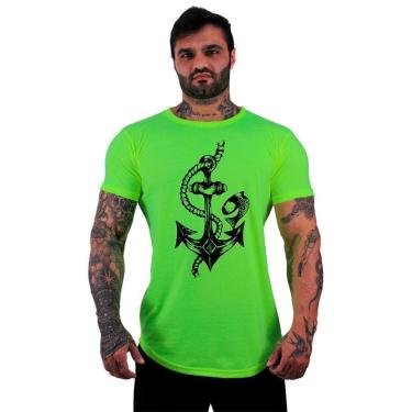 Imagem de Camiseta Longline MXD Conceito Âncora Com Peixe Masculina-Masculino