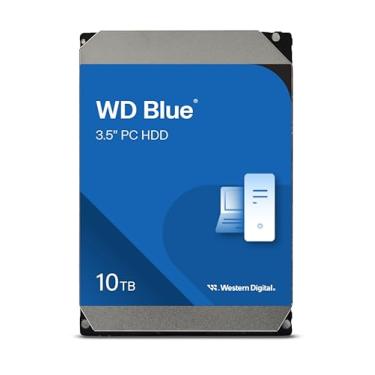 Imagem de Western Digital Disco rígido interno WD Blue de 10 TB - 7200 RPM, SATA 6 Gb/s, cache de 512 MB, 8.9 cm - WD100EAGZ