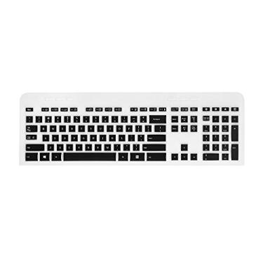 Imagem de Capa protetora de teclado de silicone premium Cosmos cor prata para teclado sem fio Logitech Mk520, Preto