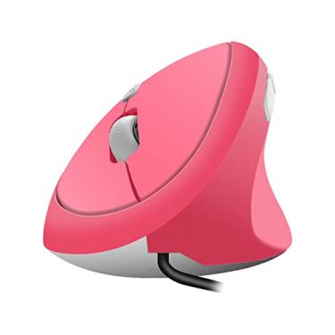 Imagem de Mouse ergonômico, mouse vertical, mouse ergonômico, 800/1200/1600 DPI, 5 botões para laptop/desktop/PC/MacBook, mouse vertical óptico