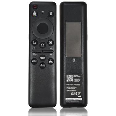Imagem de Controle remoto de voz solar BN59-01432A TM2360E compatível com Smart TVs Samsung Neo QLED 8K HDR, adequado para Smart TV UHD com moldura de cristal, com célula solar recarregável por Bluetooth