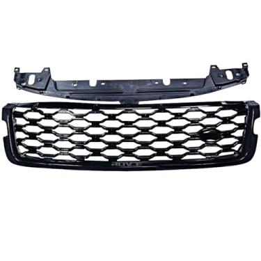 Imagem de ROVCE Front Racing Grills Bumper Grille Compatível com Land Rover Range Rover Velar 2017-2024 LR143275 LR092628 LR139319 Acessórios para carro(4 pcs)