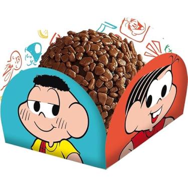 Imagem de Porta Forminha Turma Da Monica - Embalagem com 40 unidades.