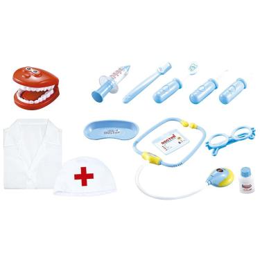 Imagem de Kit Dentista Infantil Com Avental E Acessórios - Fenix