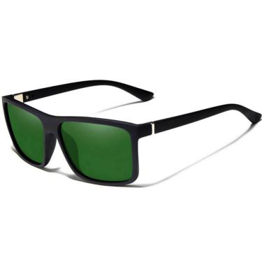 Imagem de Óculos De Sol Masculino Polarizado Clássico Quadrado Proteção Uv400