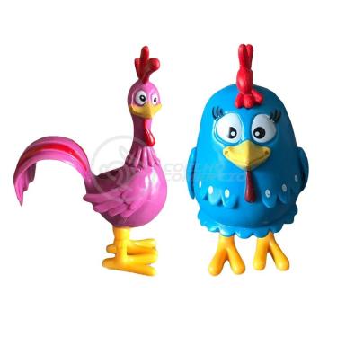 Imagem de Kit 4 Bonecos Galinha Pintadinha E Sua Turma