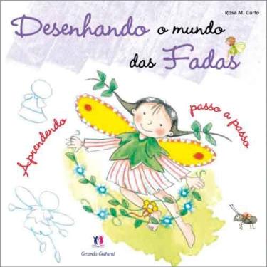 Imagem de Livro - Desenhando o mundo das fadas (roxo)