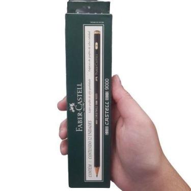 Imagem de Lápis Preto Faber Castell 9000 4b Profissional Caixa C/12 - Napolestor