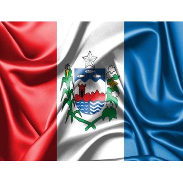 Imagem de Bandeira do Estado do Alagoas 80cmx140cm Tecido Oxford 100% Poliéster 