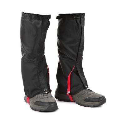 Imagem de Polainas, Polainas de Perna Ajustáveis à Prova D'água Polainas para Homens Caminhadas Polainas Ajustáveis para Botas de Neve para Caminhadas, Caça e Caminhada (L)