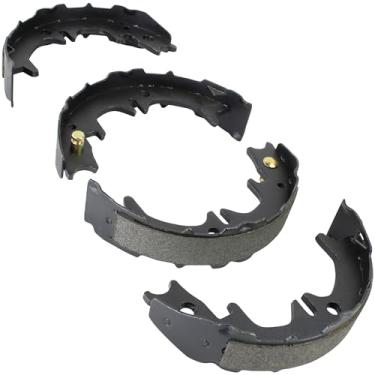Imagem de QUALITY-BUILT Premium - Substituição original da sapata de freio de estacionamento dianteiro/traseiro para Lexus/Toyota 1986-2012 (Avalon, Camry, Celica, ES300, ES330, ES350, Highlander, RX300, Solara