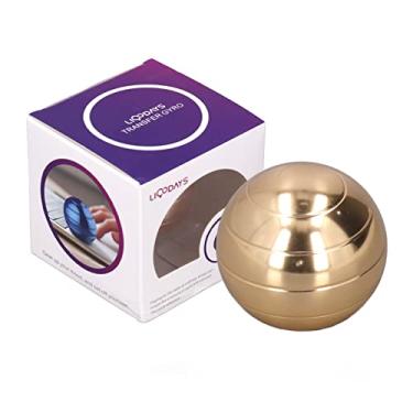 Imagem de Giroscópio Rotativo de descompressão rotativa brinquedo de 45 mm Ansiedade de alívio do dedo da ponta do fingertiP Sressão para a escola de escritório (Ouro)
