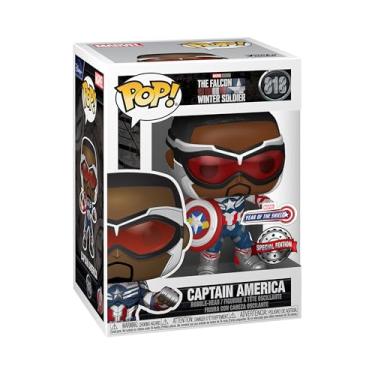 Imagem de FUNKO POP MARVEL THE FALCON AND THE WINTER SOLDIER EXCLUSIVE - CAPTAIN AMERICA 818