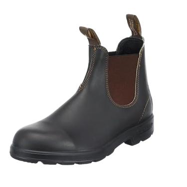 Imagem de Blundstone Botas Chelsea unissex da série original com couro resistente à água, Marrom robusto, 11 US Men / 13 US Women / 10 AU