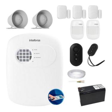 Imagem de Kit Nova Central De Alarme Anm 24 Net App Celular Intelbras