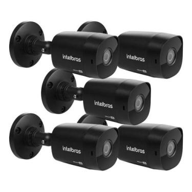 Imagem de Kit 5 Câmeras 2 Megas 20m Vhd 1220 B G6 Black Intelbras