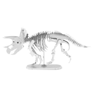 Imagem de Miniatura De Montar Metal Dinossauro Triceratops Skeleton