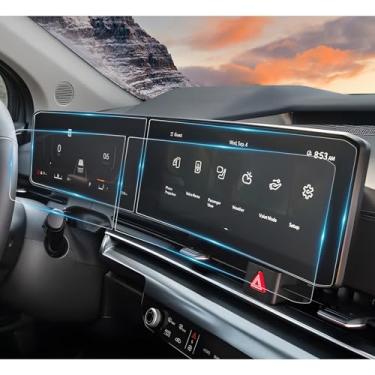 Imagem de 2025 Carnival protetor de tela antirreflexo para 2025 Kia Carnival (LX, LXS, EX, SX, SX Prestige) 12,3 polegadas Infotainment protetor de tela sensível ao toque para acessórios de carnaval 2025 (tela