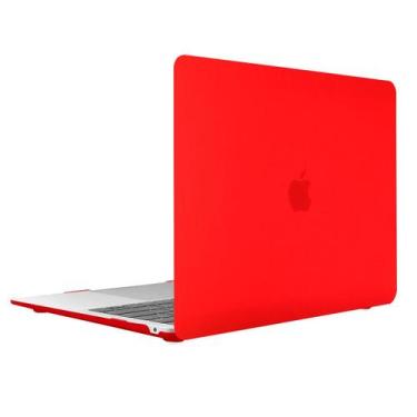 Imagem de Capa case para macbook air 15.3" a2941 a3114 a3241 - CASETAL, Vermelho