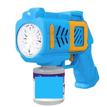 Imagem de M�quina de Bolhas de Sab�o Autom�tica, Azul, com Luzes LED, Port�til- lan�a bolhas autom�tico