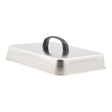 Imagem de FytStycale Tampa para Grelha, Cúpula para Derreter Queijo, Acessórios para Grelha, Capa para Cozinhar Alimentos No Vapor, Capa para Hambúrguer para Bifes, Teppan, 26x20x5cm