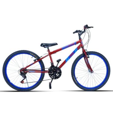 Imagem de Bicicleta Urbana Forss Spike, Aro 24, 18 Marchas, 9-12 Anos (Vermelho)