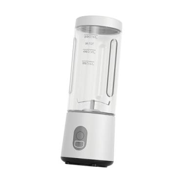 Imagem de ＫＬＫＣＭＳ Misturador portátil, mini mixer, garrafas para shakes, 180 W, máquina de frutas e espremedor, branco