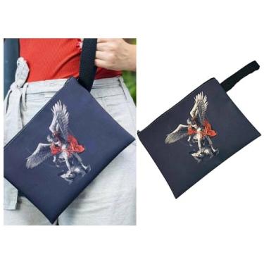 Imagem de Bolsa Necessarie São Miguel Arcanjo Azul