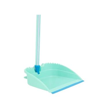 Imagem de Pá de Lixo Robustinha Flex com Cabo Dobrável 90 cm, Base 25x22 cm, Design Anatômico