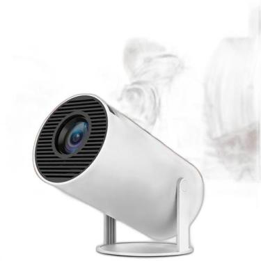 Imagem de Projetor Portátil 1080P Branco Wifi Bivolt Suporta 4K - Laurus
