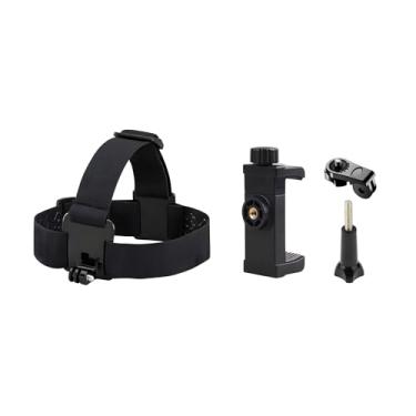Imagem de Suporte De Cabeça Celular Compativel Com Gopro Sjcam Dji Action 4k Ultra Hd
