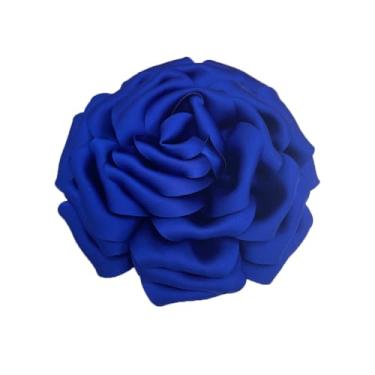Imagem de NewZenro Broches Grandes E Delicados De Cetim Seda Com Rosas, Alfinetes Lapela, Flores Tecido, Broche Grande Para Mulheres, Festa Casamento, Banquete, Vestido, Terno, Roupas, Acessórios, Joias, Pres