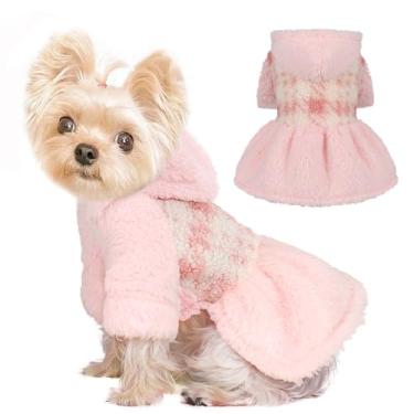 Imagem de Moletom com capuz para cães, roupas de inverno para cães pequenos, meninos, meninas, para cães, casacos de clima frio, moletom com estampa de chihuahua yorkie para gatos