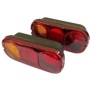 Imagem de JCB Par de modelos de luzes traseiras retroescavadeira 3D 2CX 3CX 4CX (Número da peça: 700/50018) Luz traseira